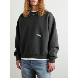 Cherry Los Angeles Embroidered Cotton-Jersey Sweatshirt